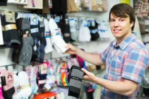 chaussettes pour un shooting couple