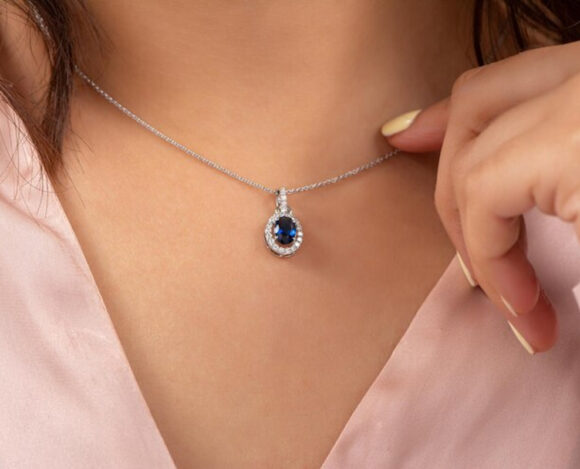 pendentif tanzanite